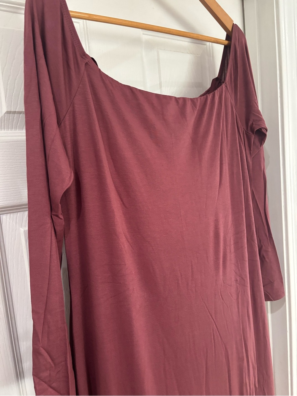 Urban Outfitters Mauve Off The Shoulder Midi Dress Size XXL - Picture 8 of 9